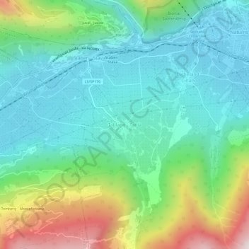 Tabland topographic map, elevation, terrain