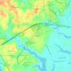 Saint Margarets topographic map, elevation, terrain