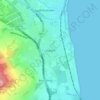 Shankill topographic map, elevation, terrain
