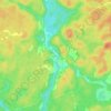 Kinmount topographic map, elevation, terrain