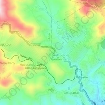 Boys Company topographic map, elevation, terrain