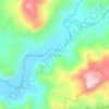 Tambang topographic map, elevation, terrain