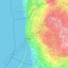 Klaipeda County topographic map, elevation, terrain