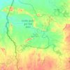 Buôn Đôn District topographic map, elevation, terrain