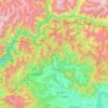 Kupwara topographic map, elevation, terrain