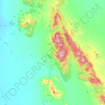 Piallaway topographic map, elevation, terrain