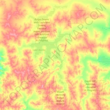 Ularring topographic map, elevation, terrain