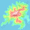 Sérifos topographic map, elevation, terrain