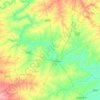 Pandharpur topographic map, elevation, terrain
