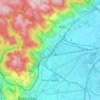 Nové Mesto topographic map, elevation, terrain
