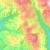 Cerro Veronese topographic map, elevation, terrain