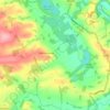 Petrockstowe topographic map, elevation, terrain