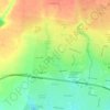 Melton West topographic map, elevation, terrain