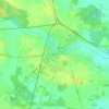 Łuków topographic map, elevation, terrain