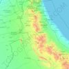 Al Buraymi Governorate topographic map, elevation, terrain