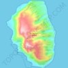 Isla Alejandro Selkirk topographic map, elevation, terrain