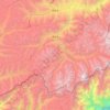 Khartak topographic map, elevation, terrain