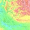 Elmore County topographic map, elevation, terrain