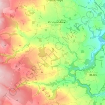 Laverton topographic map, elevation, terrain