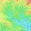 Mullica River topographic map, elevation, terrain
