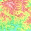Kiryat Arba topographic map, elevation, terrain