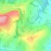 Sacriston topographic map, elevation, terrain