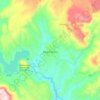 Rumana/Romana topographic map, elevation, terrain