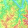 Canedo topographic map, elevation, terrain