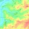 Thornborough topographic map, elevation, terrain