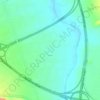 Al Hussa topographic map, elevation, terrain
