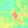 Kecamatan Mandau topographic map, elevation, terrain