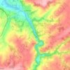 Ceaulmont topographic map, elevation, terrain
