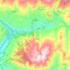 Órgiva topographic map, elevation, terrain