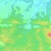 Garung topographic map, elevation, terrain