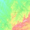 Crixás topographic map, elevation, terrain