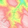 Bambamarca topographic map, elevation, terrain