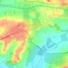 Bartestree topographic map, elevation, terrain
