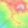 Gergeti Glacier topographic map, elevation, terrain