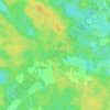 Wądoły topographic map, elevation, terrain