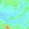 Bhaktapur topographic map, elevation, terrain