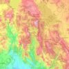 Dedegöl Dağları topographic map, elevation, terrain
