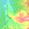 Elevated Plains topographic map, elevation, terrain