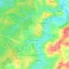 Fénétrange topographic map, elevation, terrain