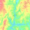Iriklinsk Reservoir topographic map, elevation, terrain