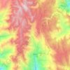 Cerrito topographic map, elevation, terrain
