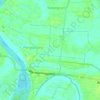 Desa Penggalang Kecamatan Adipala topographic map, elevation, terrain