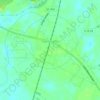 Harleyville topographic map, elevation, terrain