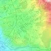 Concepción topographic map, elevation, terrain