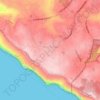 Dingli topographic map, elevation, terrain