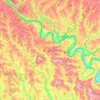 Soroca District topographic map, elevation, terrain